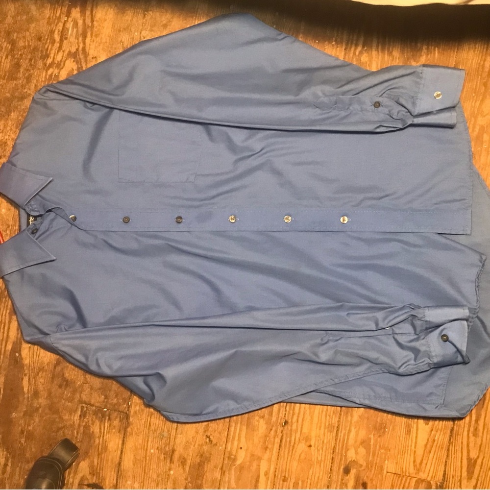 Men's Blue Dress Shirt